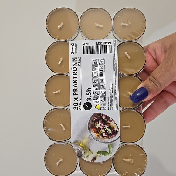 🍒🍒 (Retired) PRAKTRÖNN Spring Herbs Scent Tealight Candles❗️Final Price❗️ - Picture 4 of 4